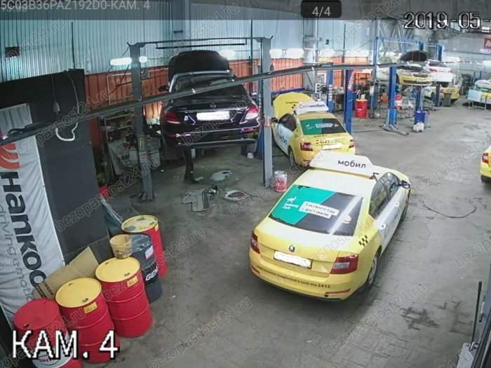 Видеонаблюдение автосервис