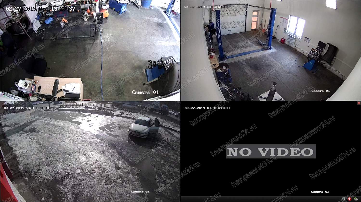 видеонаблюдение в автосервисе 4
