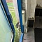 Дверь с двумя магнитными замками по карточкам