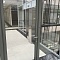 Соленоидный электромеханический замок на стеклянную дверь