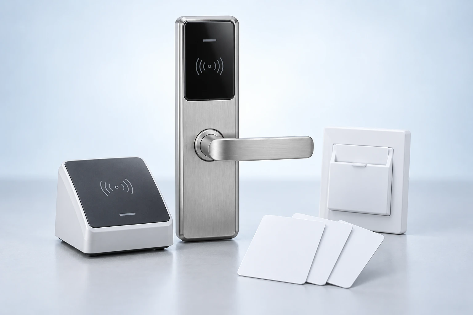 Комплект гостиничного доступа с электронным замком и RFID-картами